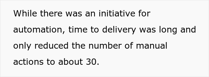Employee follows unworkable deployment rule strictly, causing management to reconsider policy and improve workflows. Employee follows unworkable deployment rule strictly, causing management to reconsider policy and improve workflows.
