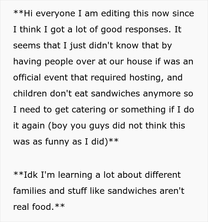 Text excerpt about man wanting to save money on dinner with coupon, accused of being cheap by sister-in-law.