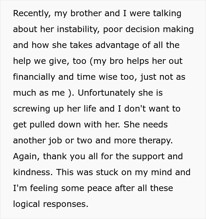 Text discussing family struggles with babysitting and emotional boundaries set by a child-free lady to protect her peace. Text discussing family struggles with babysitting and emotional boundaries set by a child-free lady to protect her peace.