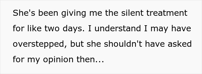 Text on screen showing a woman advice upset pregnant coworker dealing with silent treatment after giving her opinion. Text on screen showing a woman advice upset pregnant coworker dealing with silent treatment after giving her opinion.