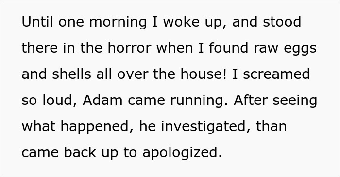 Text excerpt about a couple dealing with a roomie whose kids caused damage, leading to conflict and investigation. Text excerpt about a couple dealing with a roomie whose kids caused damage, leading to conflict and investigation.