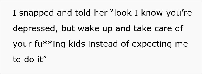 Text image showing a message about a man frustrated with playing chef for his sister’s kids while she sleeps till noon. Text image showing a message about a man frustrated with playing chef for his sister’s kids while she sleeps till noon.