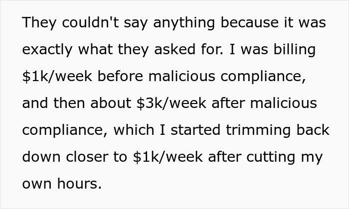 Quote about billing earnings and hours trimmed back by non-profit employee amid accusations of fudging hours. Quote about billing earnings and hours trimmed back by non-profit employee amid accusations of fudging hours.