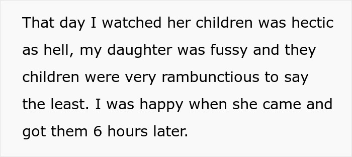 Text excerpt describing a hectic babysitting day with rambunctious children and a fussy daughter, highlighting a SAHM babysitting ordeal. Text excerpt describing a hectic babysitting day with rambunctious children and a fussy daughter, highlighting a SAHM babysitting ordeal.