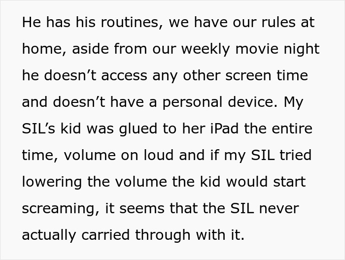 Man is not prepared to deal with SIL’s kid’s screen time and offers to pay for a hotel during their stay. Man is not prepared to deal with SIL’s kid’s screen time and offers to pay for a hotel during their stay.