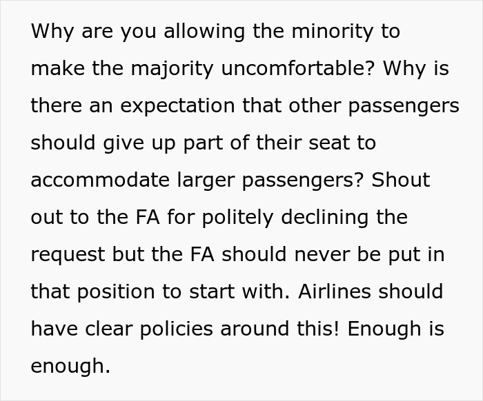 Obese woman argues with passenger over armrest on flight as flight attendant steps in to resolve the issue.