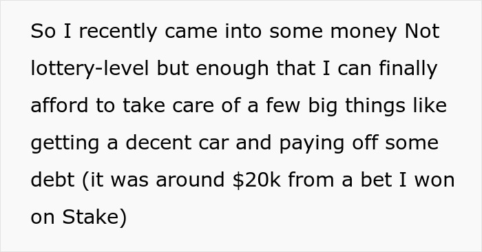 Jobless guy expects provider girlfriend to share her $20K win but gets upset when she won’t buy him a car. Jobless guy expects provider girlfriend to share her $20K win but gets upset when she won’t buy him a car.