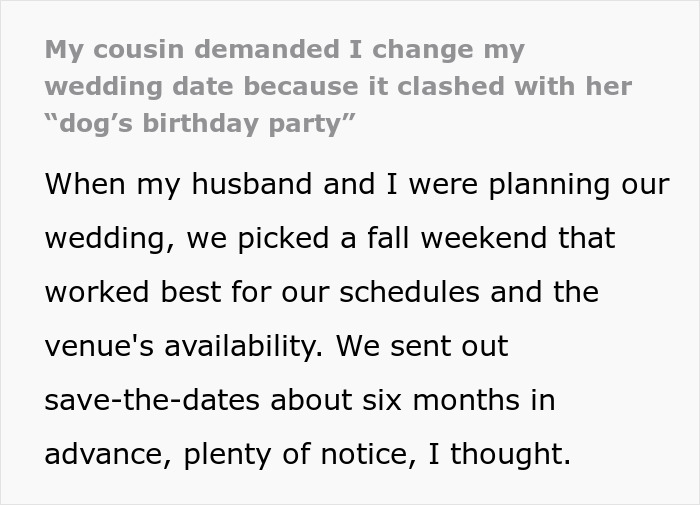 Cousin Chooses Dog’s Party Over Wedding, Bride Realizes Bentley The Beagle Means More Than Family Cousin Chooses Dog’s Party Over Wedding, Bride Realizes Bentley The Beagle Means More Than Family