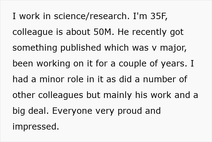 Female scientist smiling and handing a small potted plant to male colleague in a research lab setting. Female scientist smiling and handing a small potted plant to male colleague in a research lab setting.