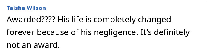 Comment from Taisha Wilson criticizing negligence in jiu-jitsu trainer sparring incident paralyzing beginner student. Comment from Taisha Wilson criticizing negligence in jiu-jitsu trainer sparring incident paralyzing beginner student.