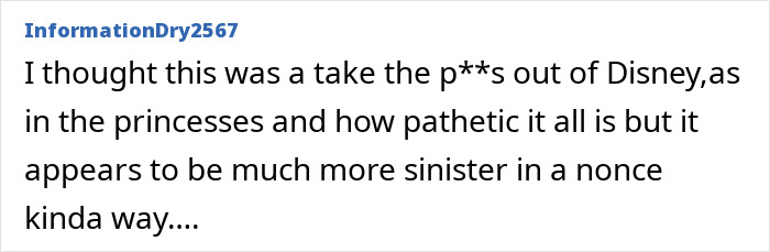 Text post criticizing a disturbing Disneyland wedding involving a man with a criminal record and a 9-year-old girl. Text post criticizing a disturbing Disneyland wedding involving a man with a criminal record and a 9-year-old girl.