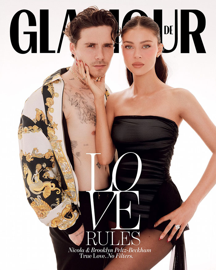 Brooklyn Beckham and Nicola Peltz posing for Glamour cover, highlighting Brooklyn Beckham no contact with parents news Brooklyn Beckham and Nicola Peltz posing for Glamour cover, highlighting Brooklyn Beckham no contact with parents news