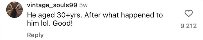Screenshot of a social media comment discussing Diddy’s aged look after an incident in court during trial allegations. Screenshot of a social media comment discussing Diddy’s aged look after an incident in court during trial allegations.
