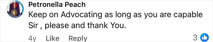 Comment by Petronella Peach advocating persistence, related to man trapped in hospital exposing staff comments. Comment by Petronella Peach advocating persistence, related to man trapped in hospital exposing staff comments.