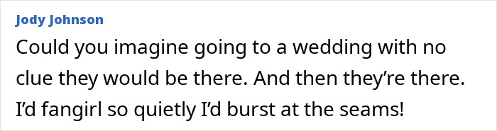Comment about attending a wedding where Taylor Swift and Travis Kelce are rumored to have secretly married after invitation leaked. Comment about attending a wedding where Taylor Swift and Travis Kelce are rumored to have secretly married after invitation leaked.