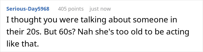 User comment about a person in their 60s being mocked for using spices and drinking cappuccino after noon. User comment about a person in their 60s being mocked for using spices and drinking cappuccino after noon.