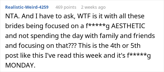 Bride's Fam Boycotts Wedding After She Plans To Exclude Bro Just Because Of His Alternative Look Bride's Fam Boycotts Wedding After She Plans To Exclude Bro Just Because Of His Alternative Look