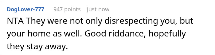 Screenshot of an online comment discussing a man facing backlash after calling cops on family who broke into his home to use the pool. Screenshot of an online comment discussing a man facing backlash after calling cops on family who broke into his home to use the pool.
