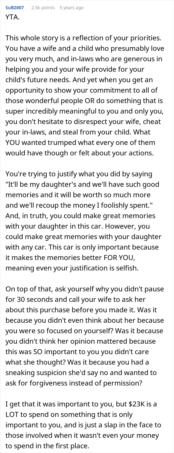 Comment on man chasing high school memories by buying 1972 Ford Bronco for $23K, deceiving postpartum wife. Comment on man chasing high school memories by buying 1972 Ford Bronco for $23K, deceiving postpartum wife.