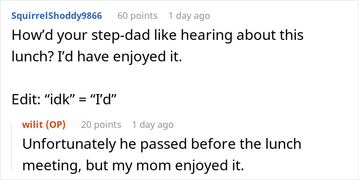 Screenshot of an online conversation about a man controlling big money projects after rejecting a boss who underpaid his family. Screenshot of an online conversation about a man controlling big money projects after rejecting a boss who underpaid his family.