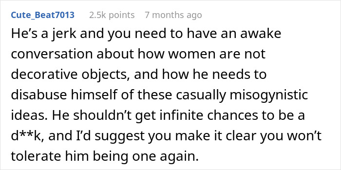Comment discussing a man who dislikes yawning and causes conflict with his sleeping fiancée leading to her storming out. Comment discussing a man who dislikes yawning and causes conflict with his sleeping fiancée leading to her storming out.