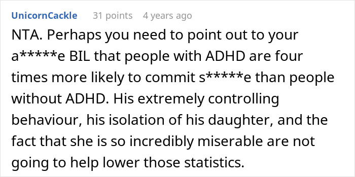 Screenshot of a forum comment discussing concerns about niece’s home life and debating calling CPS after learning details. Screenshot of a forum comment discussing concerns about niece’s home life and debating calling CPS after learning details.