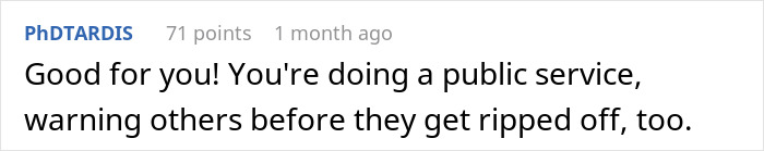 Screenshot of an online comment praising a venue host for sending a $1200 cleaning bill after a guest damages a sparkling clean place. Screenshot of an online comment praising a venue host for sending a $1200 cleaning bill after a guest damages a sparkling clean place.