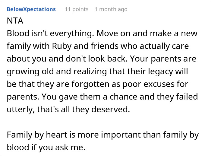 Text post on online forum discussing woman dating someone 16 years older and her parents calling her girlfriend disgusting. Text post on online forum discussing woman dating someone 16 years older and her parents calling her girlfriend disgusting.