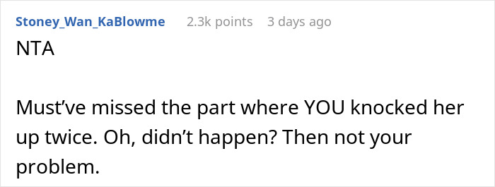 Screenshot of a forum comment discussing a mom assuming neighbor will babysit because she’s a SAHM and reacting negatively. Screenshot of a forum comment discussing a mom assuming neighbor will babysit because she’s a SAHM and reacting negatively.