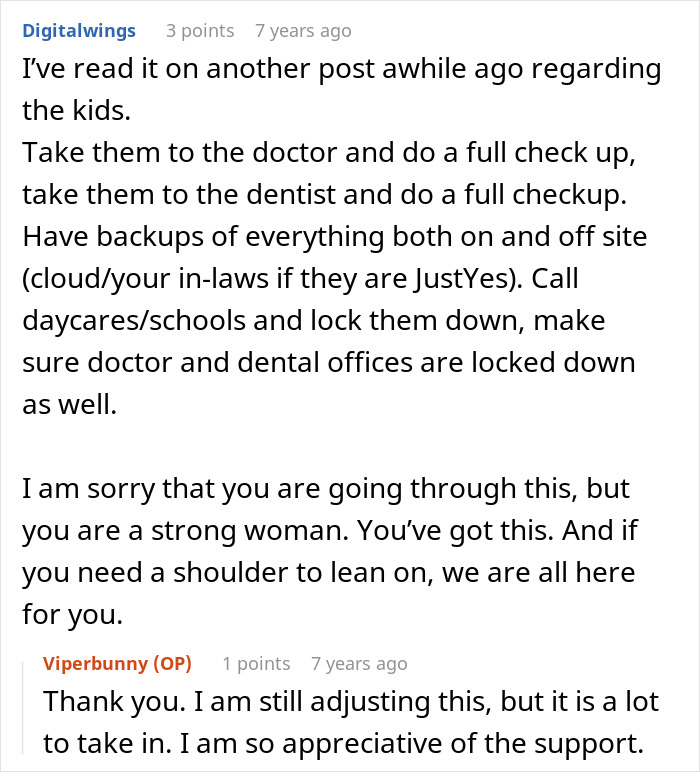 Online post showing advice for a woman dealing with her mom threatening to call CPS on her children. Online post showing advice for a woman dealing with her mom threatening to call CPS on her children.