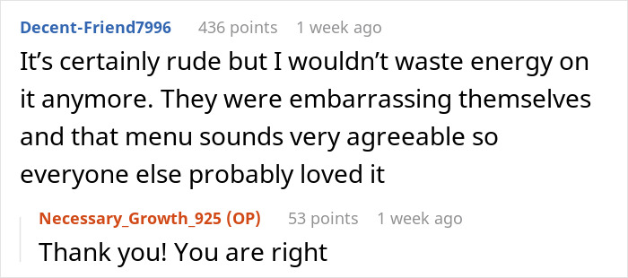 Comments on a post about a bride’s wedding plans being ruined by a rude aunt with fast-food wrappers. Comments on a post about a bride’s wedding plans being ruined by a rude aunt with fast-food wrappers.