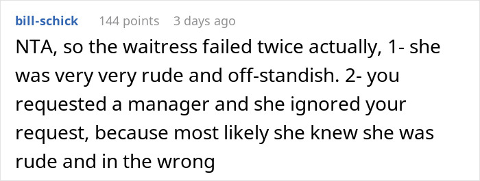 Comment on tipping dispute, discussing waitress behavior and customer's perspective on tipping 83 cents. Comment on tipping dispute, discussing waitress behavior and customer's perspective on tipping 83 cents.