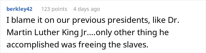 A user commenting online, expressing controversial views related to high schoolers' knowledge on what county they are in. A user commenting online, expressing controversial views related to high schoolers' knowledge on what county they are in.