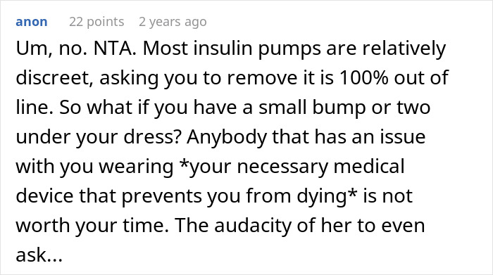 Woman refuses to risk health by removing medical device for sister's wedding photo, causing family upset and conflict. Woman refuses to risk health by removing medical device for sister's wedding photo, causing family upset and conflict.