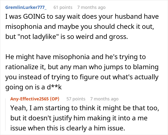 Reddit comments discussing a man who hates yawning and his fiancée’s reaction during a bedroom dispute. Reddit comments discussing a man who hates yawning and his fiancée’s reaction during a bedroom dispute.