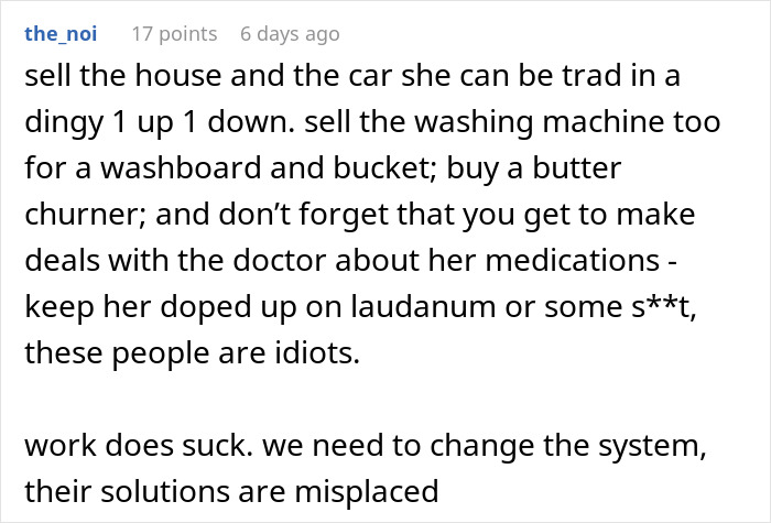 Comment discussing traditional wife lifestyle, household chores, and husband’s perspective on being a tradwife Comment discussing traditional wife lifestyle, household chores, and husband’s perspective on being a tradwife