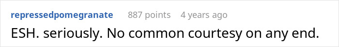 Reddit comment criticizing lack of common courtesy during airplane seat disputes involving a mother and her children. Reddit comment criticizing lack of common courtesy during airplane seat disputes involving a mother and her children.