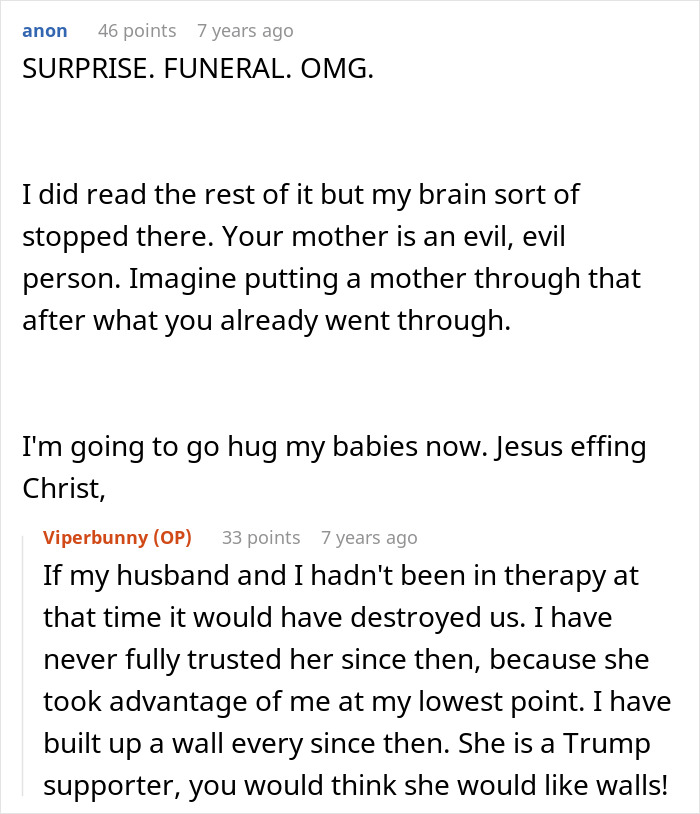 Screenshot of a forum conversation where a woman seeks advice on dealing with her mom threatening to call CPS. Screenshot of a forum conversation where a woman seeks advice on dealing with her mom threatening to call CPS.