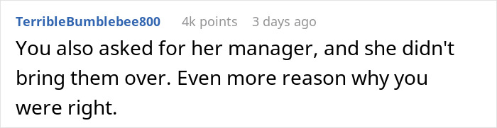Screenshot of a Reddit comment discussing tipping and asking for a manager related to tipping 83 cents. Screenshot of a Reddit comment discussing tipping and asking for a manager related to tipping 83 cents.