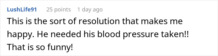 Screenshot of an online comment reacting to a coworker stealing a woman’s spicy lunch and accusing her of poisoning him. Screenshot of an online comment reacting to a coworker stealing a woman’s spicy lunch and accusing her of poisoning him.