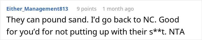 Comment discussing a woman dating someone 16 years older and her parents reacting negatively during dinner. Comment discussing a woman dating someone 16 years older and her parents reacting negatively during dinner.