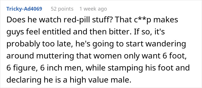 Comment discussing a guy turning psycho and feeling bitter after his crush chose his friend in a hypothetical scenario. Comment discussing a guy turning psycho and feeling bitter after his crush chose his friend in a hypothetical scenario.