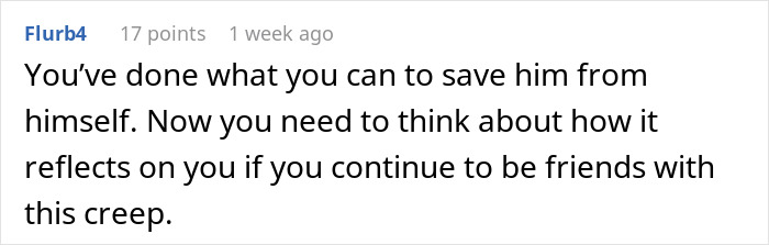 Screenshot of a comment warning about a guy turning psycho on friends after his crush chose his friend in a hypothetical scenario. Screenshot of a comment warning about a guy turning psycho on friends after his crush chose his friend in a hypothetical scenario.