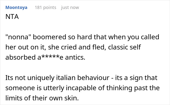 Commenter responding to a post about hosting hubby’s Italian friend, discussing spices and drinking cappuccino after noon. Commenter responding to a post about hosting hubby’s Italian friend, discussing spices and drinking cappuccino after noon.