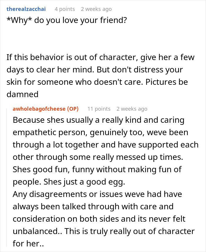 Text conversation discussing a bridesmaid refusing to hide psoriasis with body makeup before a wedding conflict. Text conversation discussing a bridesmaid refusing to hide psoriasis with body makeup before a wedding conflict.