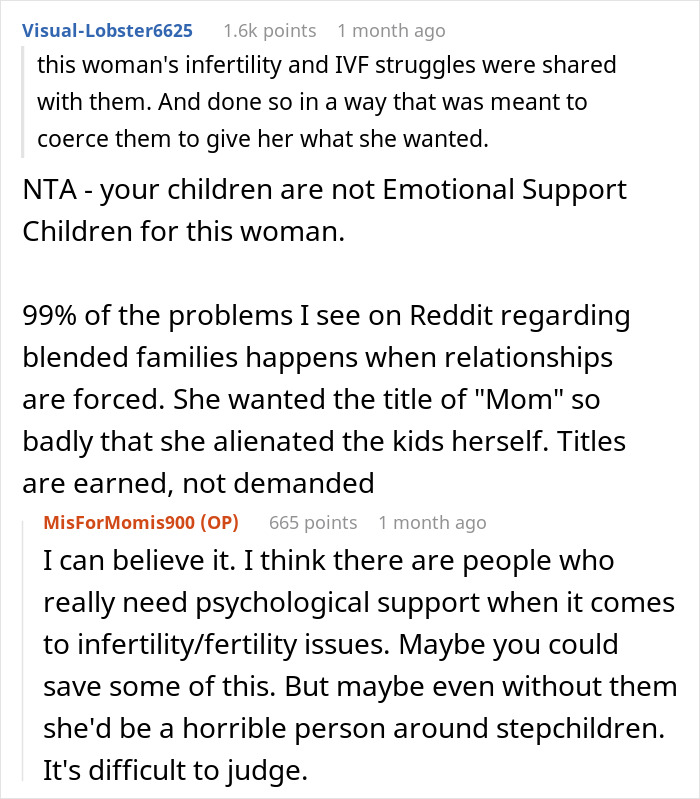 Reddit discussion about stepmom making kids' lives difficult and emotional struggles in blended families. Reddit discussion about stepmom making kids' lives difficult and emotional struggles in blended families.