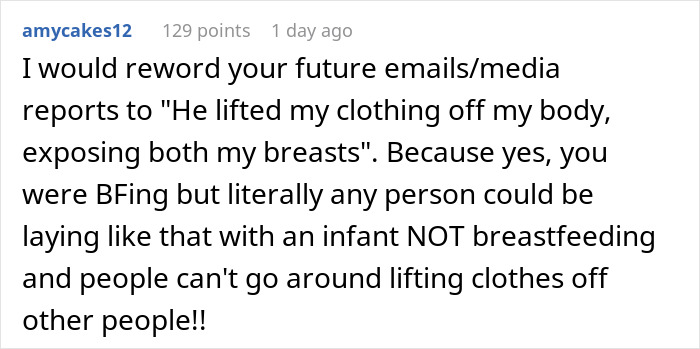 Mom outraged as male steward lifts nursing cover, exposing her chest mid-feed to serve dinner on a flight. Mom outraged as male steward lifts nursing cover, exposing her chest mid-feed to serve dinner on a flight.