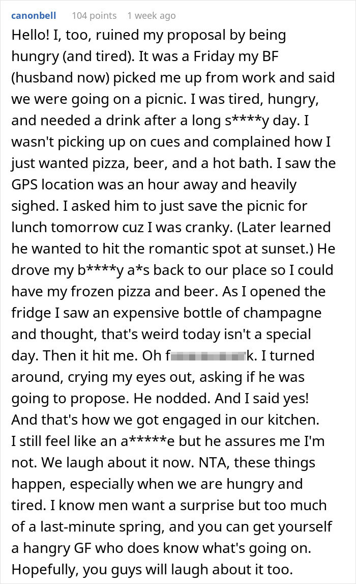 “Are You 6?”: Woman Ruins Her BF’s Proposal Because She Was Hangry, Splits The Internet “Are You 6?”: Woman Ruins Her BF’s Proposal Because She Was Hangry, Splits The Internet