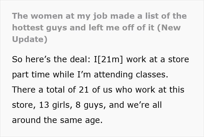 “It Was Like I Was Slapped Across The Face”: Women Rank Every Man Except One, He Shatters Inside “It Was Like I Was Slapped Across The Face”: Women Rank Every Man Except One, He Shatters Inside