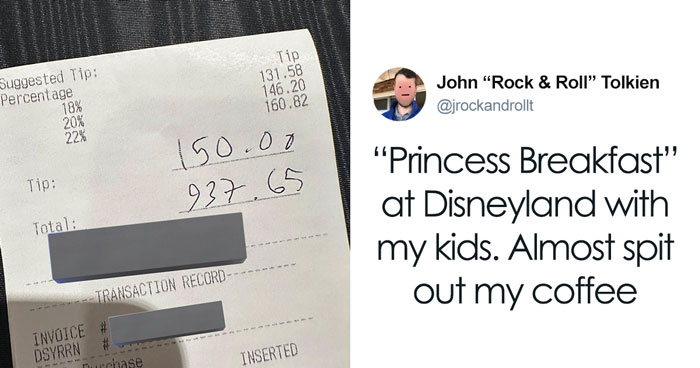“Sir, This Isn’t McDonald’s”: People Mock Dad Who Was Shocked By $1K Breakfast Bill At Disneyland